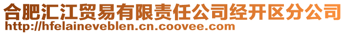 合肥匯江貿(mào)易有限責(zé)任公司經(jīng)開區(qū)分公司