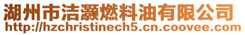 湖州市潔灝燃料油有限公司