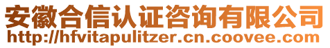 安徽合信認(rèn)證咨詢有限公司