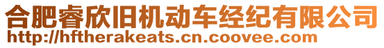 合肥睿欣舊機(jī)動(dòng)車經(jīng)紀(jì)有限公司