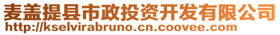 麥蓋提縣市政投資開發(fā)有限公司