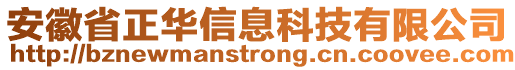 安徽省正華信息科技有限公司