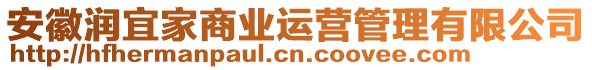 安徽潤宜家商業(yè)運營管理有限公司