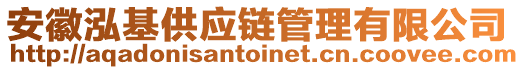 安徽泓基供應鏈管理有限公司