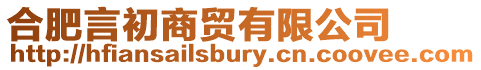 合肥言初商貿(mào)有限公司