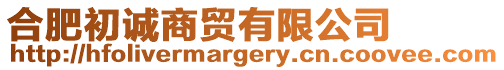 合肥初誠(chéng)商貿(mào)有限公司