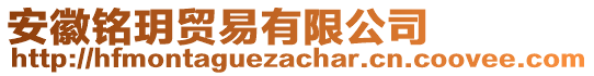 安徽銘玥貿易有限公司
