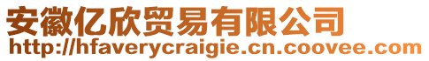 安徽億欣貿易有限公司