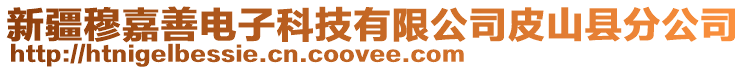新疆穆嘉善電子科技有限公司皮山縣分公司