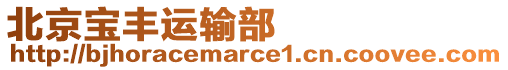北京寶豐運輸部