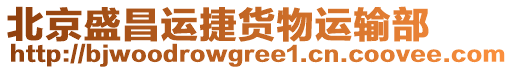 北京盛昌運(yùn)捷貨物運(yùn)輸部