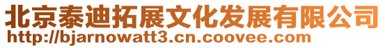 北京泰迪拓展文化發展有限公司