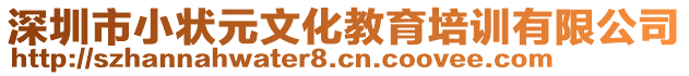 深圳市小狀元文化教育培訓有限公司