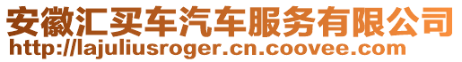 安徽匯買車汽車服務有限公司
