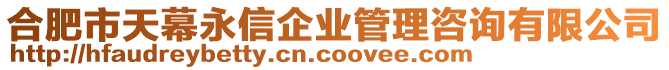 合肥市天幕永信企業(yè)管理咨詢有限公司