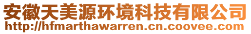 安徽天美源環(huán)境科技有限公司