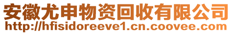 安徽尤申物資回收有限公司