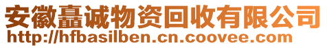 安徽矗誠(chéng)物資回收有限公司