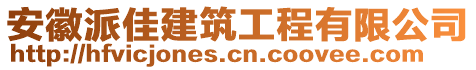 安徽派佳建筑工程有限公司