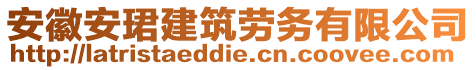 安徽安珺建筑勞務(wù)有限公司