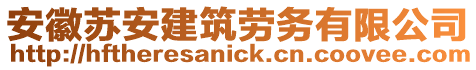 安徽蘇安建筑勞務(wù)有限公司