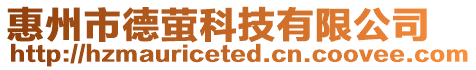 惠州市德螢科技有限公司