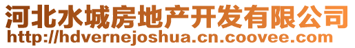 河北水城房地產(chǎn)開發(fā)有限公司