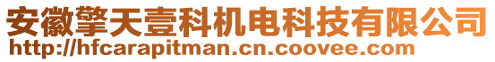 安徽擎天壹科機(jī)電科技有限公司