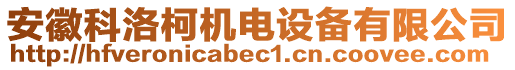 安徽科洛柯機電設備有限公司