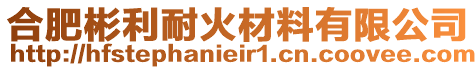合肥彬利耐火材料有限公司