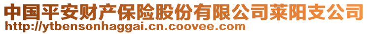 中國(guó)平安財(cái)產(chǎn)保險(xiǎn)股份有限公司萊陽(yáng)支公司