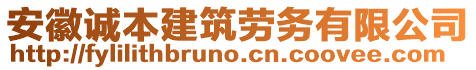 安徽誠(chéng)本建筑勞務(wù)有限公司