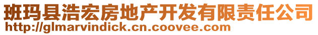 班瑪縣浩宏房地產(chǎn)開發(fā)有限責(zé)任公司