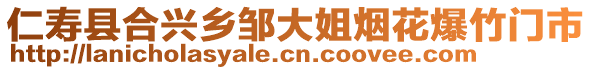 仁寿县合兴乡邹大姐烟花爆竹门市