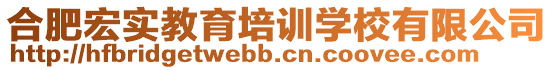 合肥宏實教育培訓學校有限公司