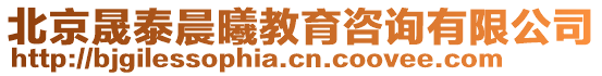 北京晟泰晨曦教育咨詢有限公司