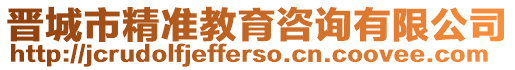 晉城市精準教育咨詢有限公司