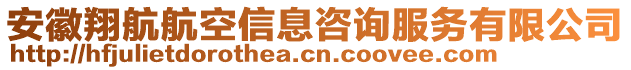 安徽翔航航空信息咨詢服務(wù)有限公司