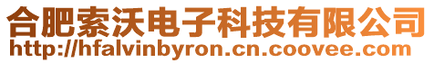 合肥索沃電子科技有限公司