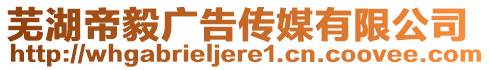 蕪湖帝毅廣告?zhèn)髅接邢薰? style=