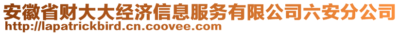 安徽省財大大經濟信息服務有限公司六安分公司