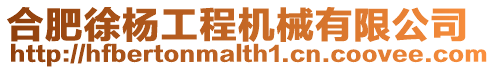 合肥徐楊工程機械有限公司