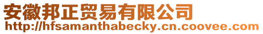 安徽邦正貿(mào)易有限公司