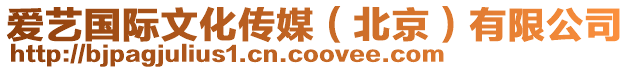 愛藝國際文化傳媒(北京)有限公司