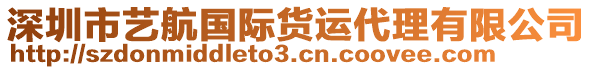 深圳市藝航國際貨運代理有限公司