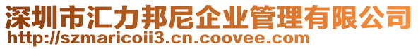 深圳市匯力邦尼企業管理有限公司