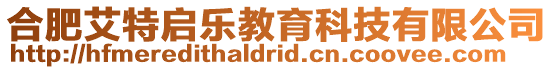 合肥艾特啟樂教育科技有限公司