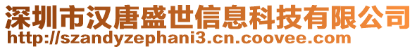 深圳市漢唐盛世信息科技有限公司