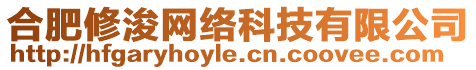 合肥修浚網(wǎng)絡(luò)科技有限公司