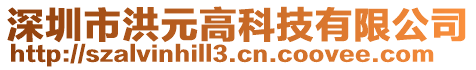 深圳市洪元高科技有限公司